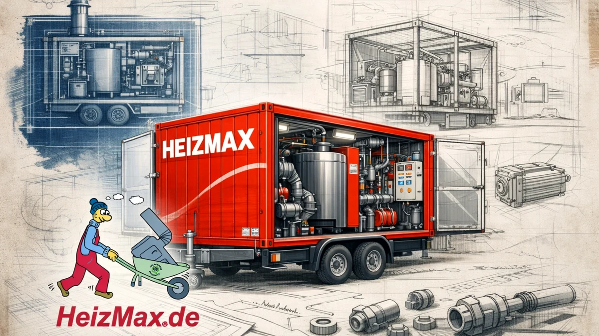 HeizMax Kooperation – Konfigurator und Technik Illustration